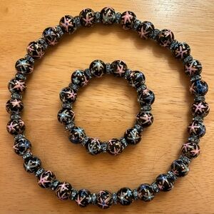 Angela Moore necklace and bracelet set